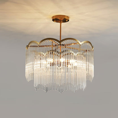Elegant Maria Theresa Chandelier - Crystal Accents & Adjustable Height