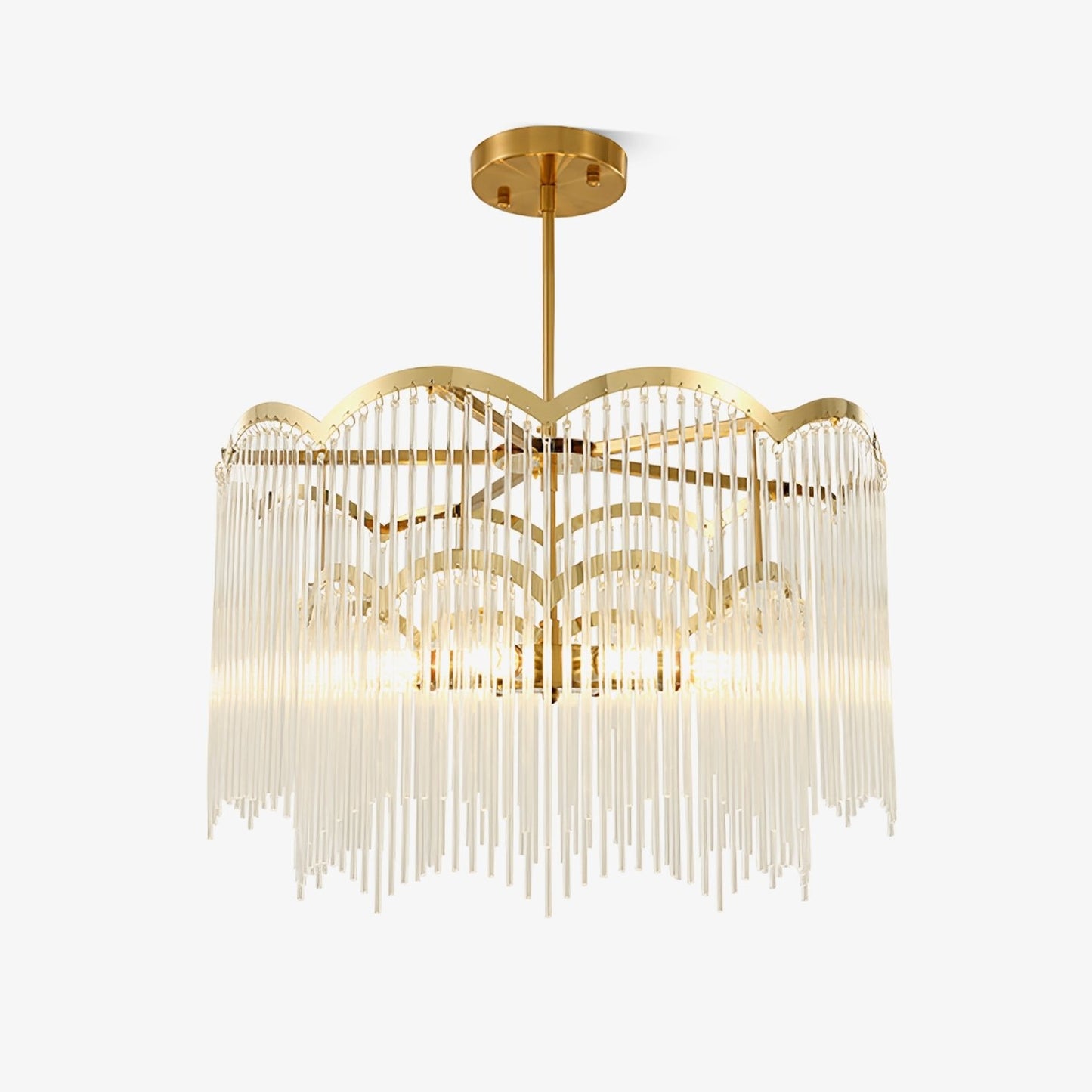 Elegant Maria Theresa Chandelier - Crystal Accents & Adjustable Height