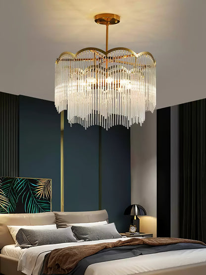 Elegant Maria Theresa Chandelier - Crystal Accents & Adjustable Height