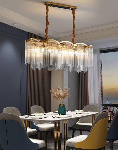Elegant Maria Theresa Chandelier - Crystal Accents & Adjustable Height