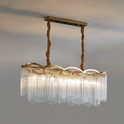 Elegant Maria Theresa Chandelier - Crystal Accents & Adjustable Height