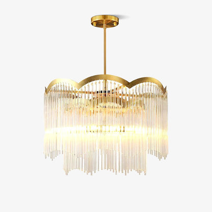 Elegant Maria Theresa Chandelier - Crystal Accents & Adjustable Height