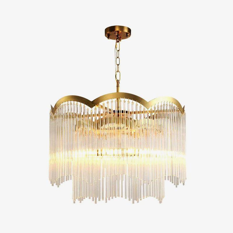 Elegant Maria Theresa Chandelier - Crystal Accents & Adjustable Height