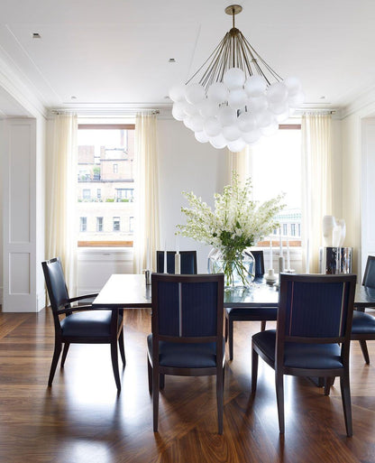Modern Bubble Chandelier - Elegant Design with Adjustable Height & LED