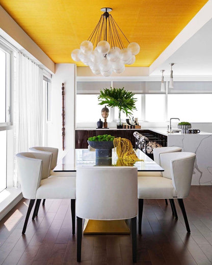 Modern Bubble Chandelier - Elegant Design with Adjustable Height & LED