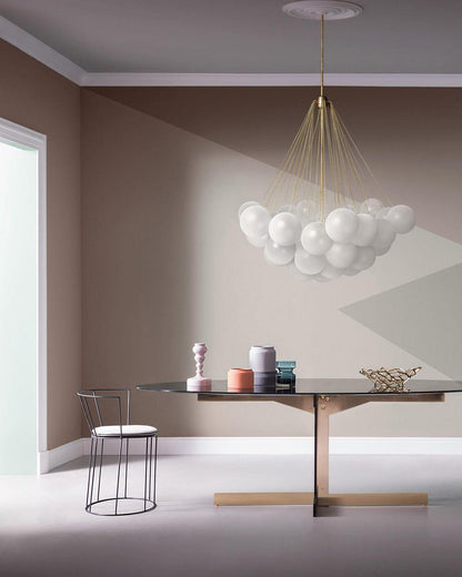 Modern Bubble Chandelier - Elegant Design with Adjustable Height & LED