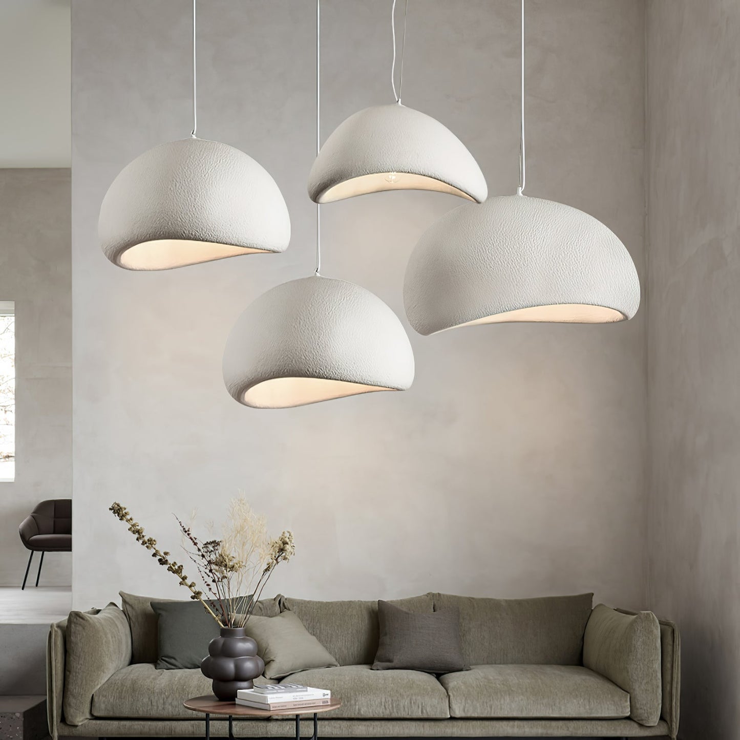 Celeste Cloud Pendant Light - Adjustable Height, Soft Diffused Glow