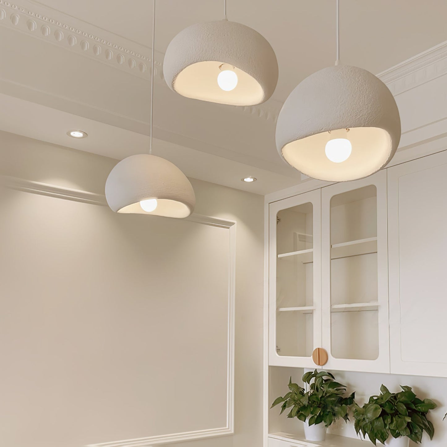 Zenra Wabi-Sabi Organic Chandelier - Eco-Friendly, Adjustable Height