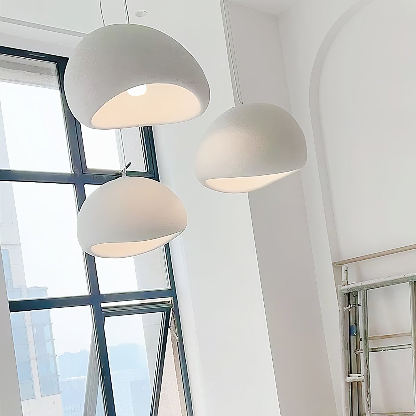 Zenra Wabi-Sabi Organic Chandelier - Eco-Friendly, Adjustable Height