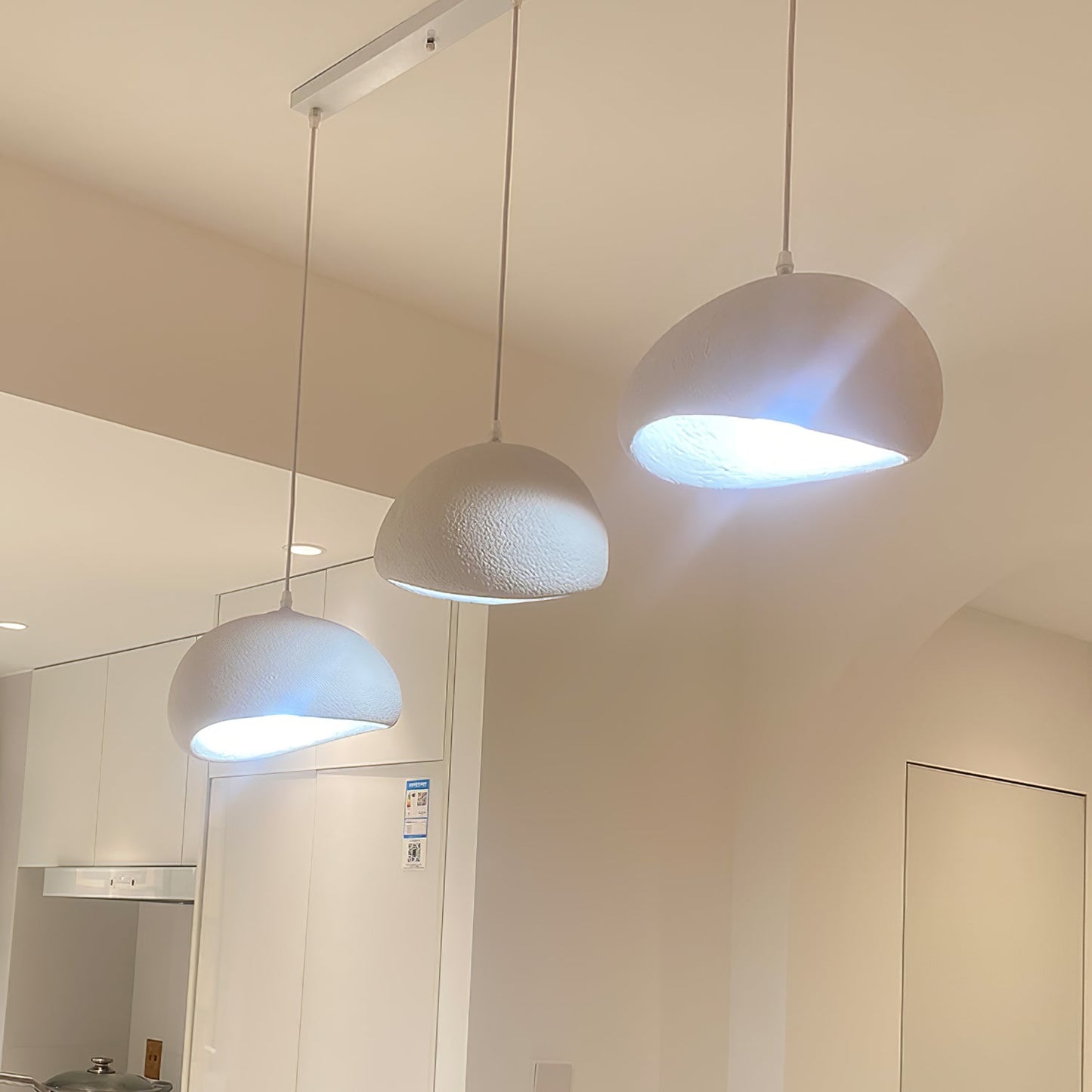Zenra Wabi-Sabi Organic Chandelier - Eco-Friendly, Adjustable Height