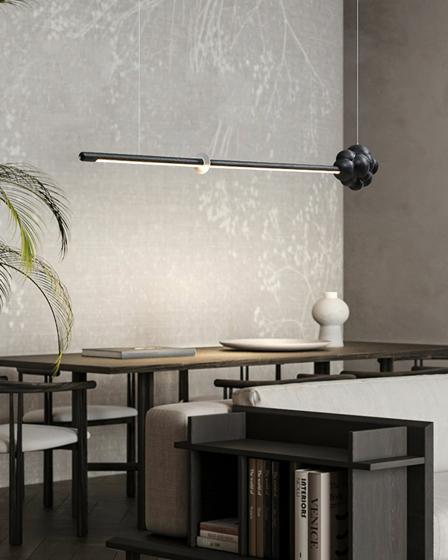 Modern Cloud Stick Chandelier - Adjustable Brightness, Energy Efficien