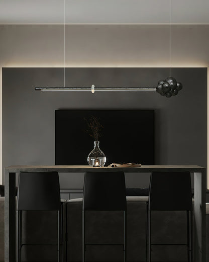 Modern Cloud Stick Chandelier - Adjustable Brightness, Energy Efficien