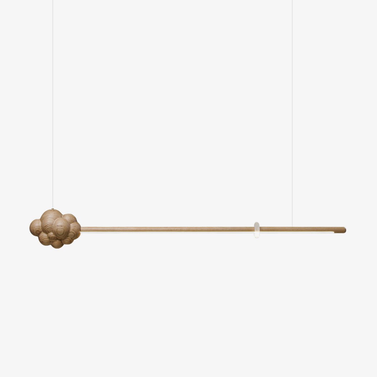 Modern Cloud Stick Chandelier - Adjustable Brightness, Energy Efficien