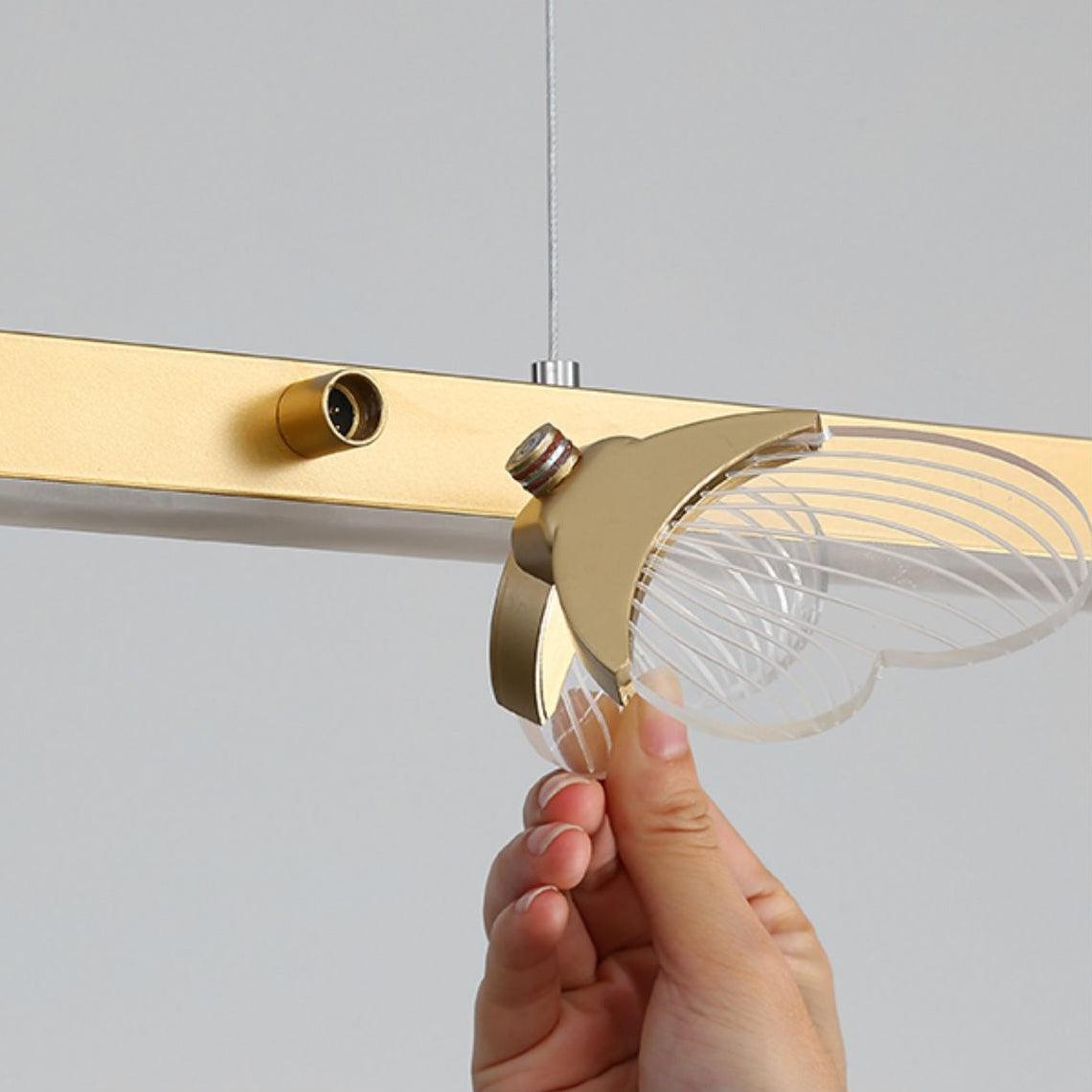 Cohen Butterfly Chandelier - Elegant Design with Adjustable Brightness