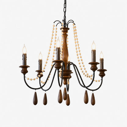 French Country Chandelier Necklace - Elegant Design & Adjustable Lengt