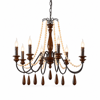 French Country Chandelier Necklace - Elegant Design & Adjustable Lengt