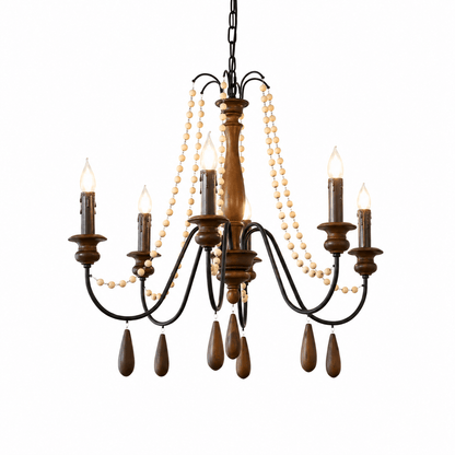 French Country Chandelier Necklace - Elegant Design & Adjustable Lengt