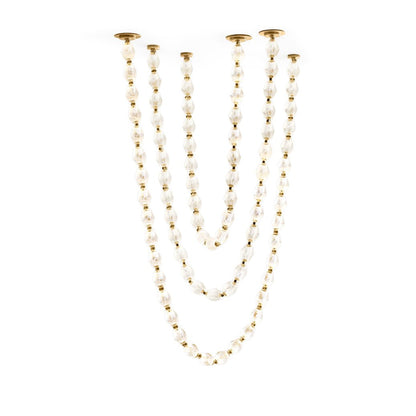 Riviere Chain Chandelier - Elegant Design, Adjustable Height, LED Comp