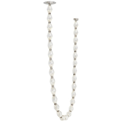 Riviere Chain Chandelier - Elegant Design, Adjustable Height, LED Comp