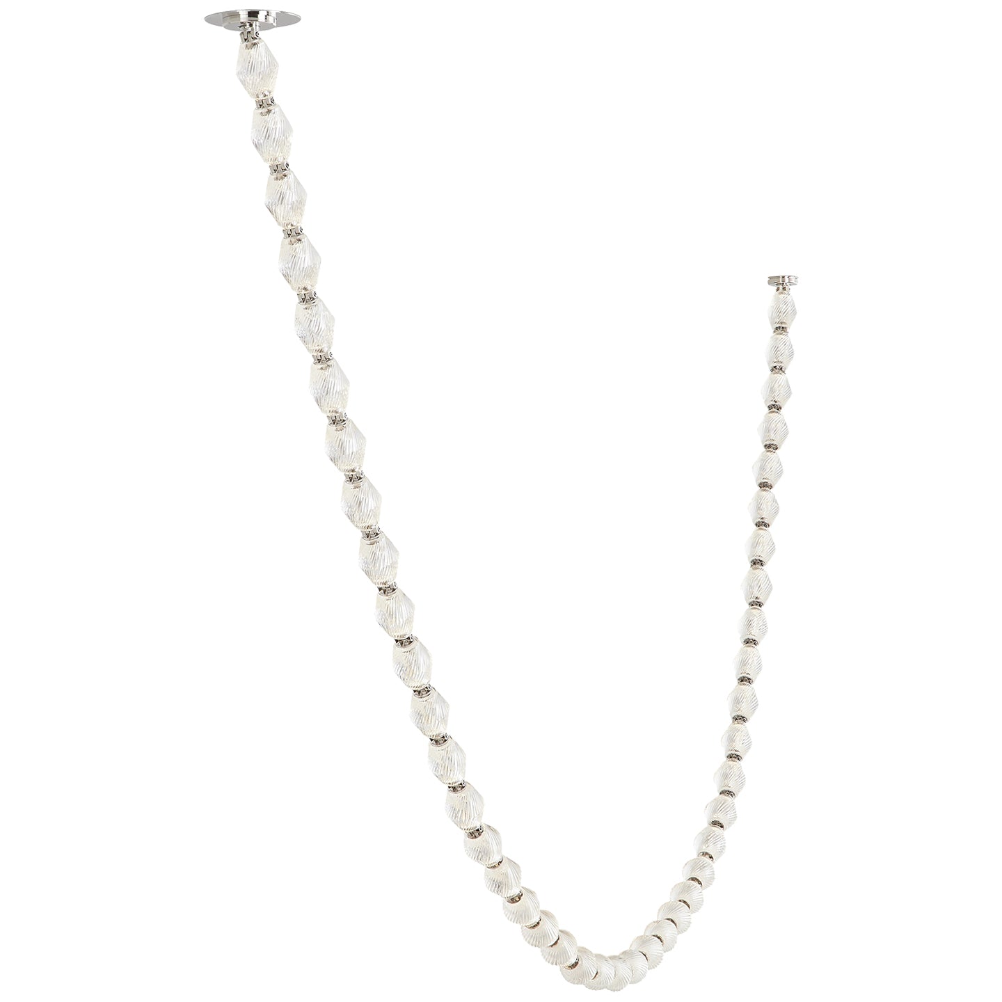 Riviere Chain Chandelier - Elegant Design, Adjustable Height, LED Comp