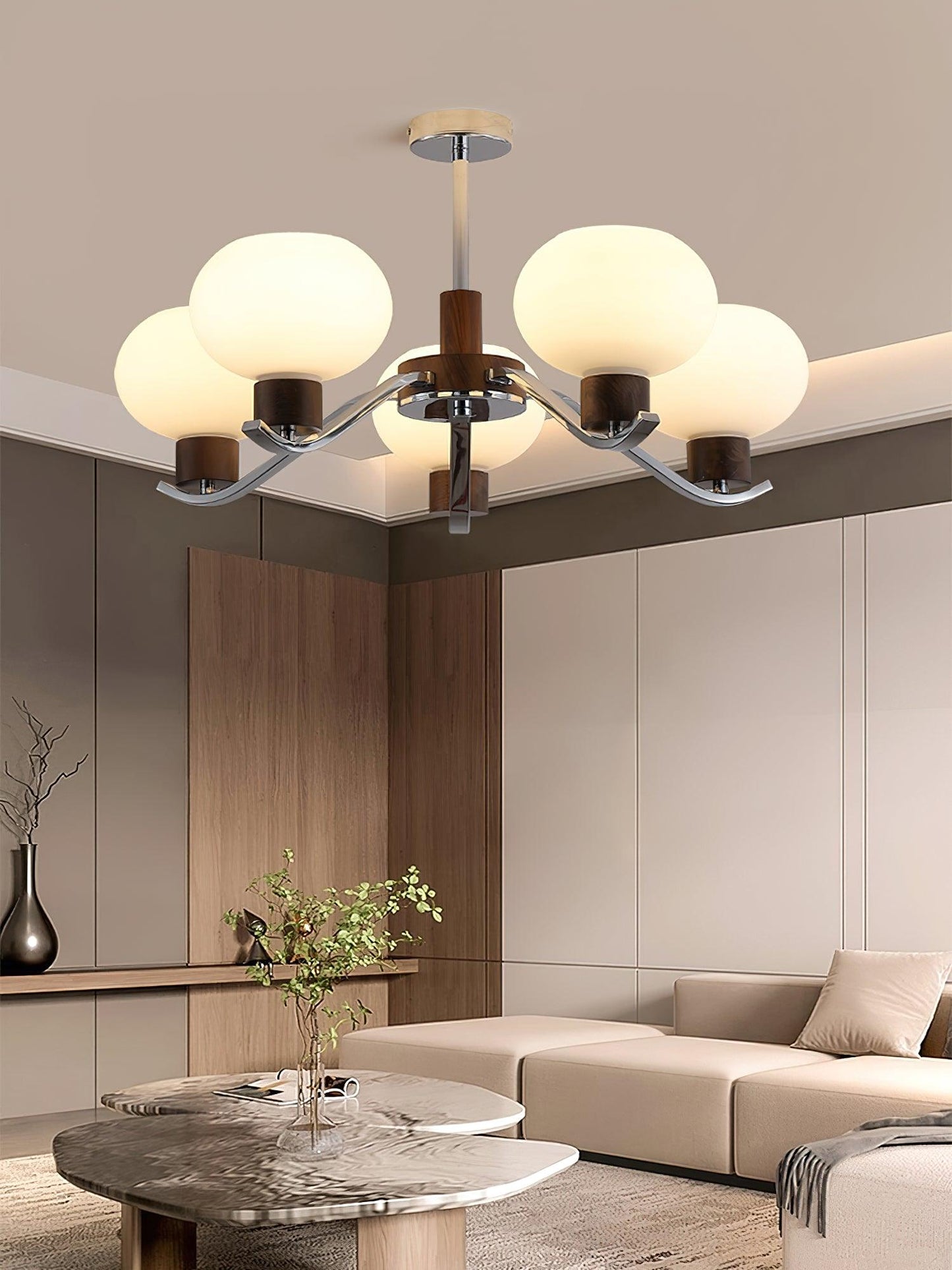 Elegant Colome Chandelier with Adjustable Height and LED Compatibility