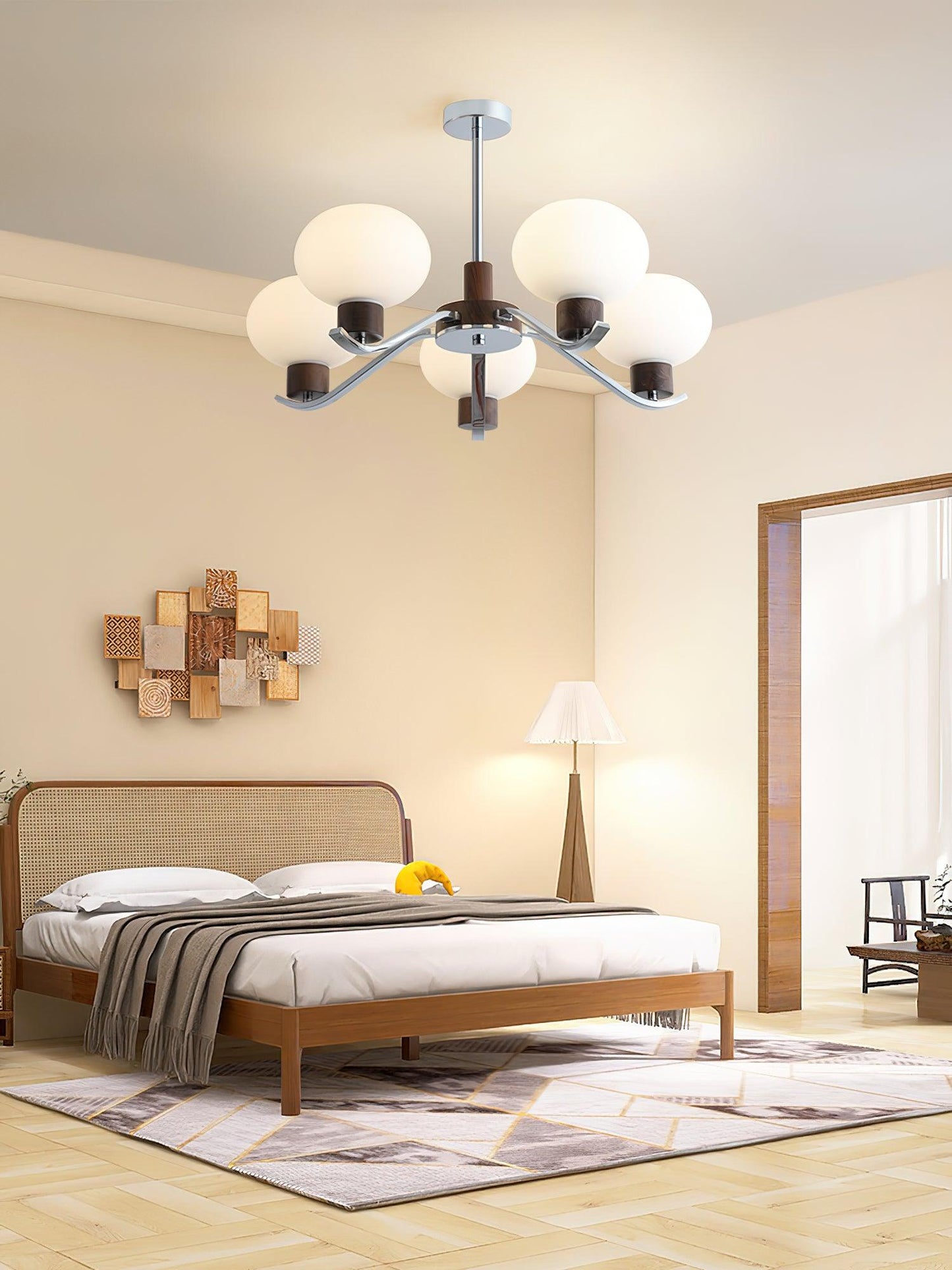 Elegant Colome Chandelier with Adjustable Height and LED Compatibility