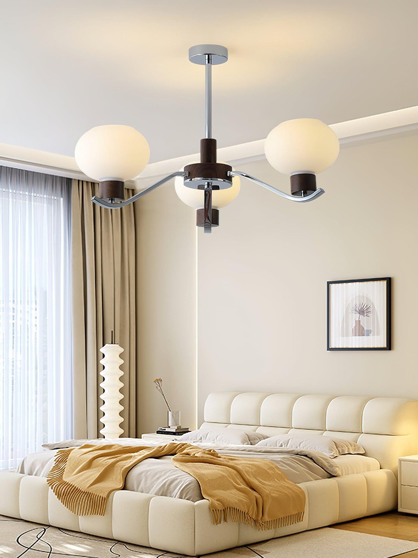 Elegant Colome Chandelier with Adjustable Height and LED Compatibility