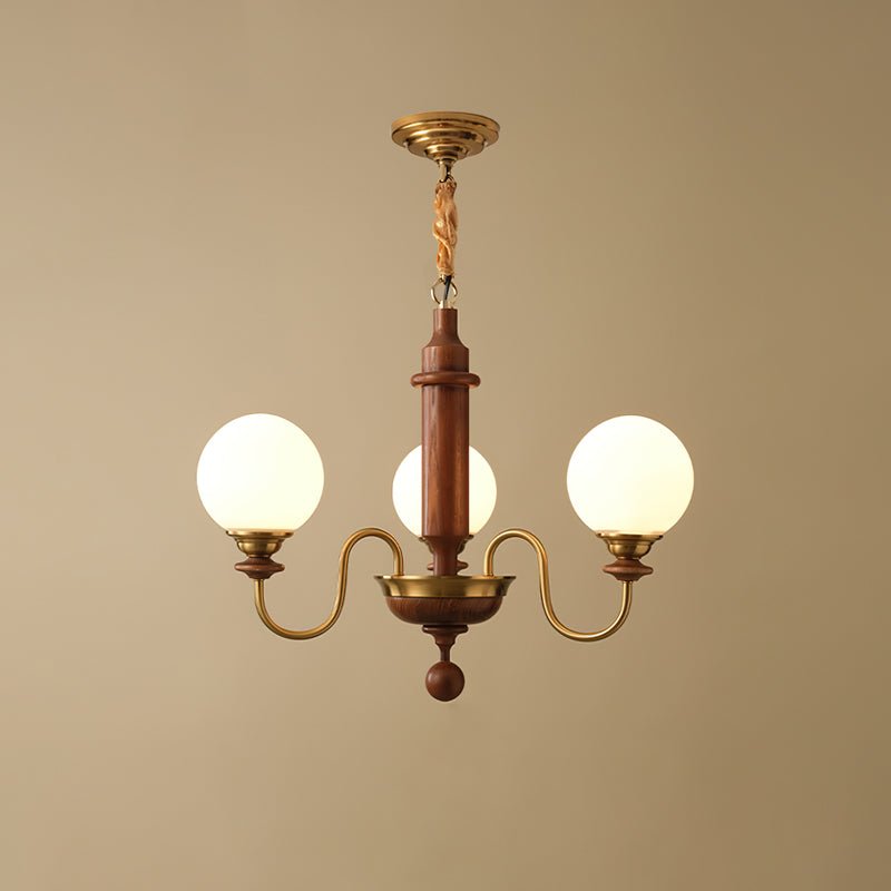 Colonial Grace Chandelier - Elegant Design with Adjustable Height & Cr