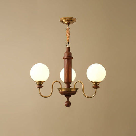 Colonial Grace Chandelier - Elegant Design with Adjustable Height & Cr