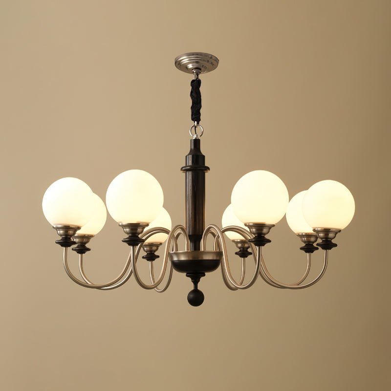 Colonial Grace Chandelier - Elegant Design with Adjustable Height & Cr