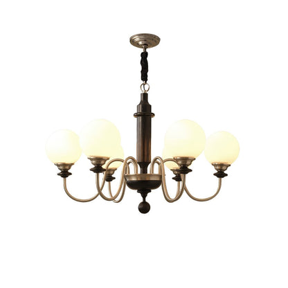 Colonial Grace Chandelier - Elegant Design with Adjustable Height & Cr