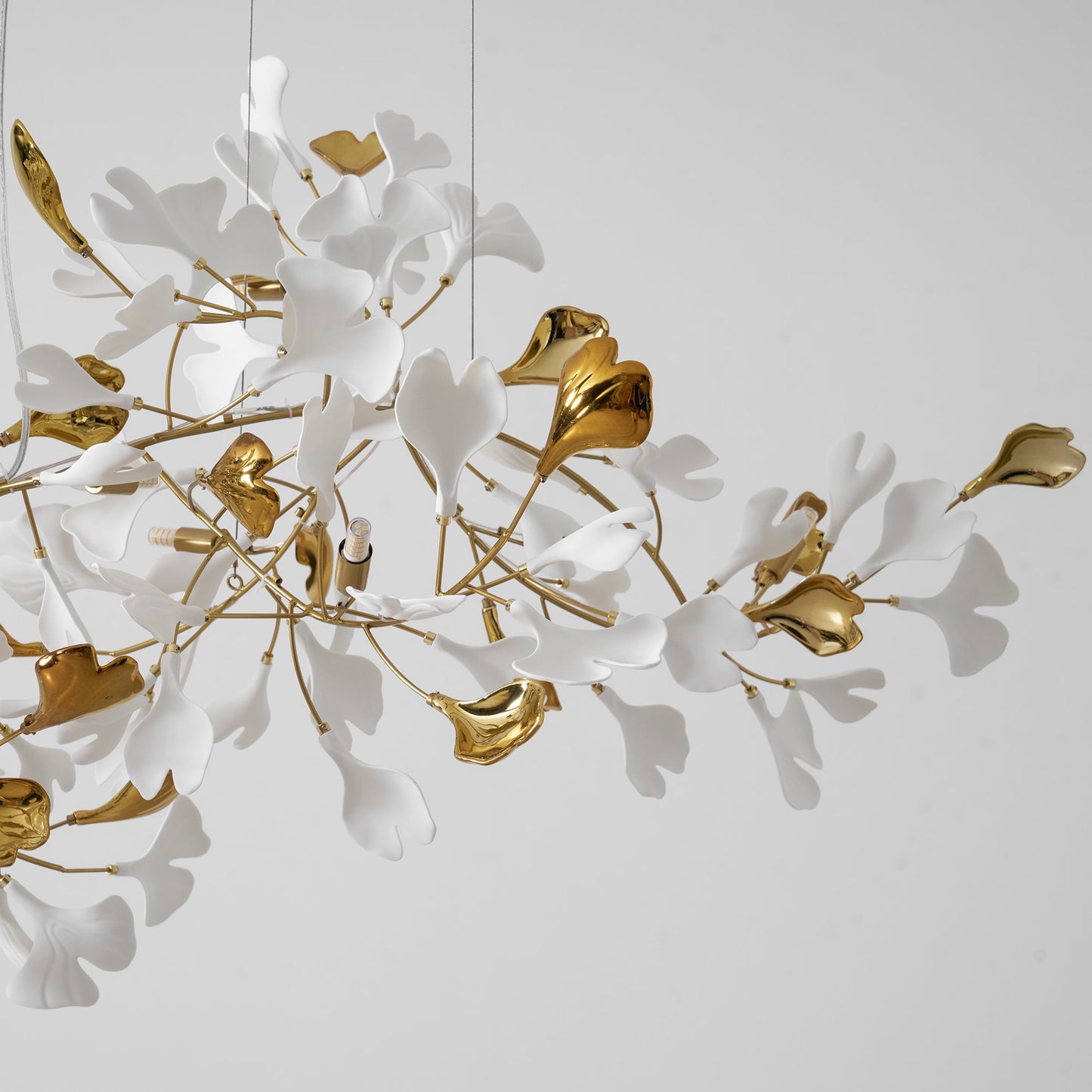 Gingko Combination Chandelier - Adjustable Height, Energy-Efficient LE