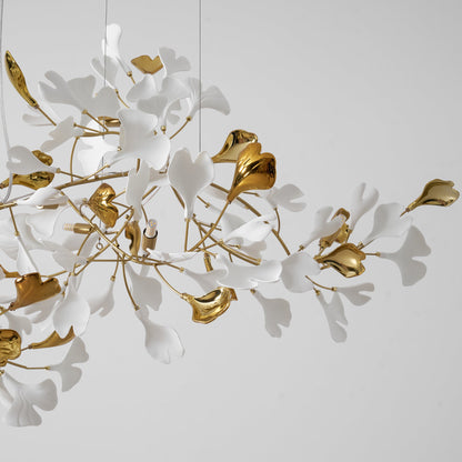 Gingko Combination Chandelier - Adjustable Height, Energy-Efficient LE