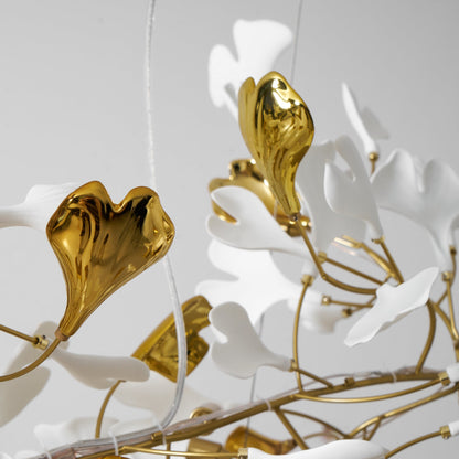 Gingko Combination Chandelier - Adjustable Height, Energy-Efficient LE