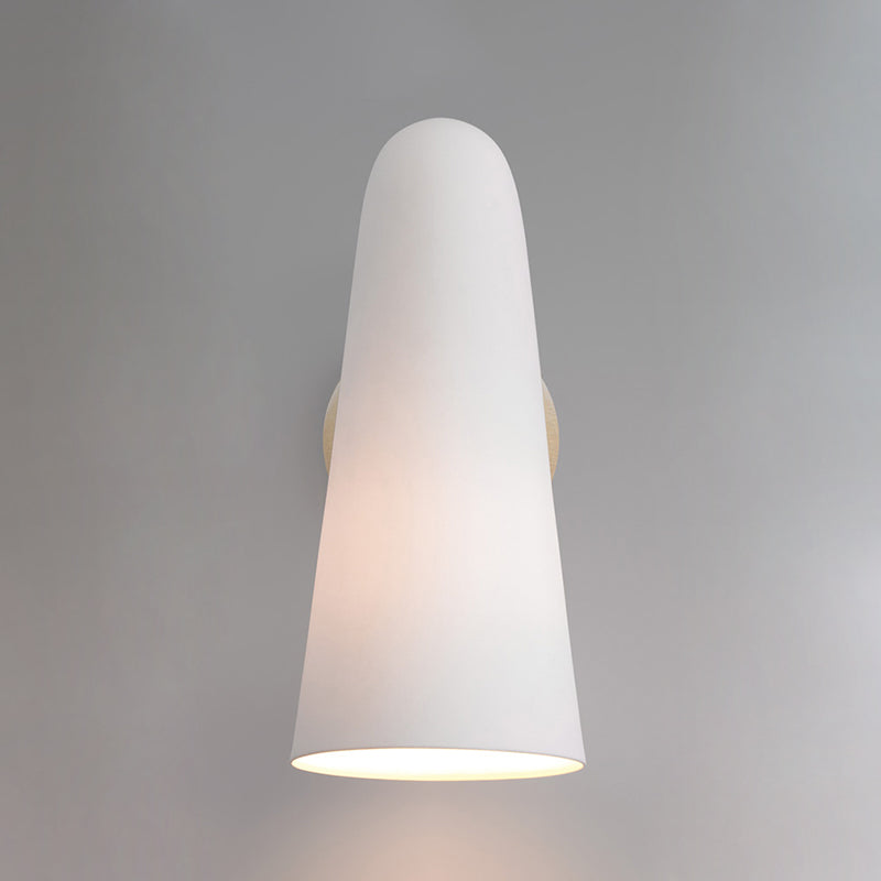 Elegant Conical Glass Wall Lamp - Soft Ambient Lighting & Energy Effic