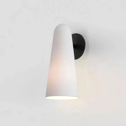 Elegant Conical Glass Wall Lamp - Soft Ambient Lighting & Energy Effic
