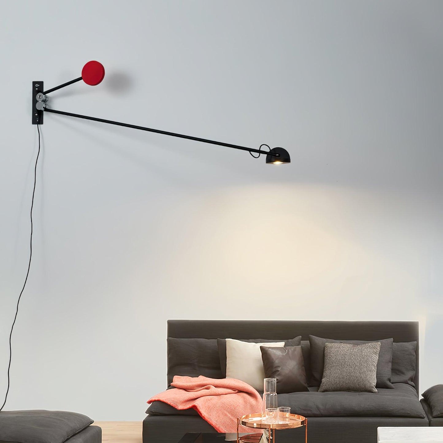 Precision Movement Wall Lamp with Adjustable Brightness and Motion Sen