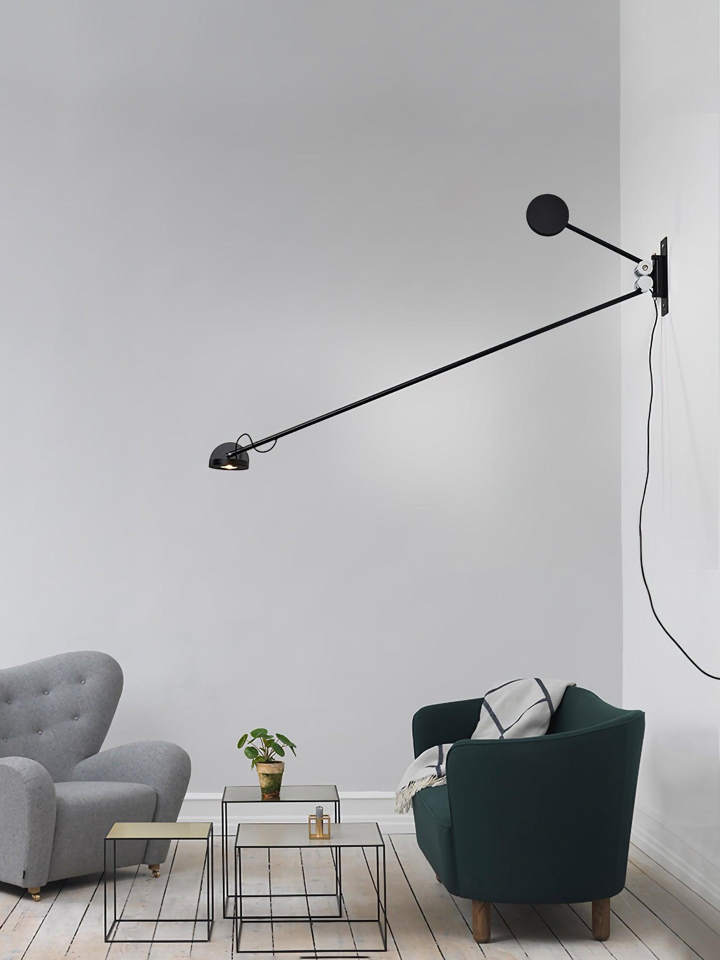Precision Movement Wall Lamp with Adjustable Brightness and Motion Sen