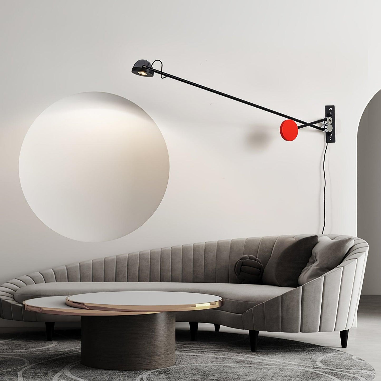 Precision Movement Wall Lamp with Adjustable Brightness and Motion Sen