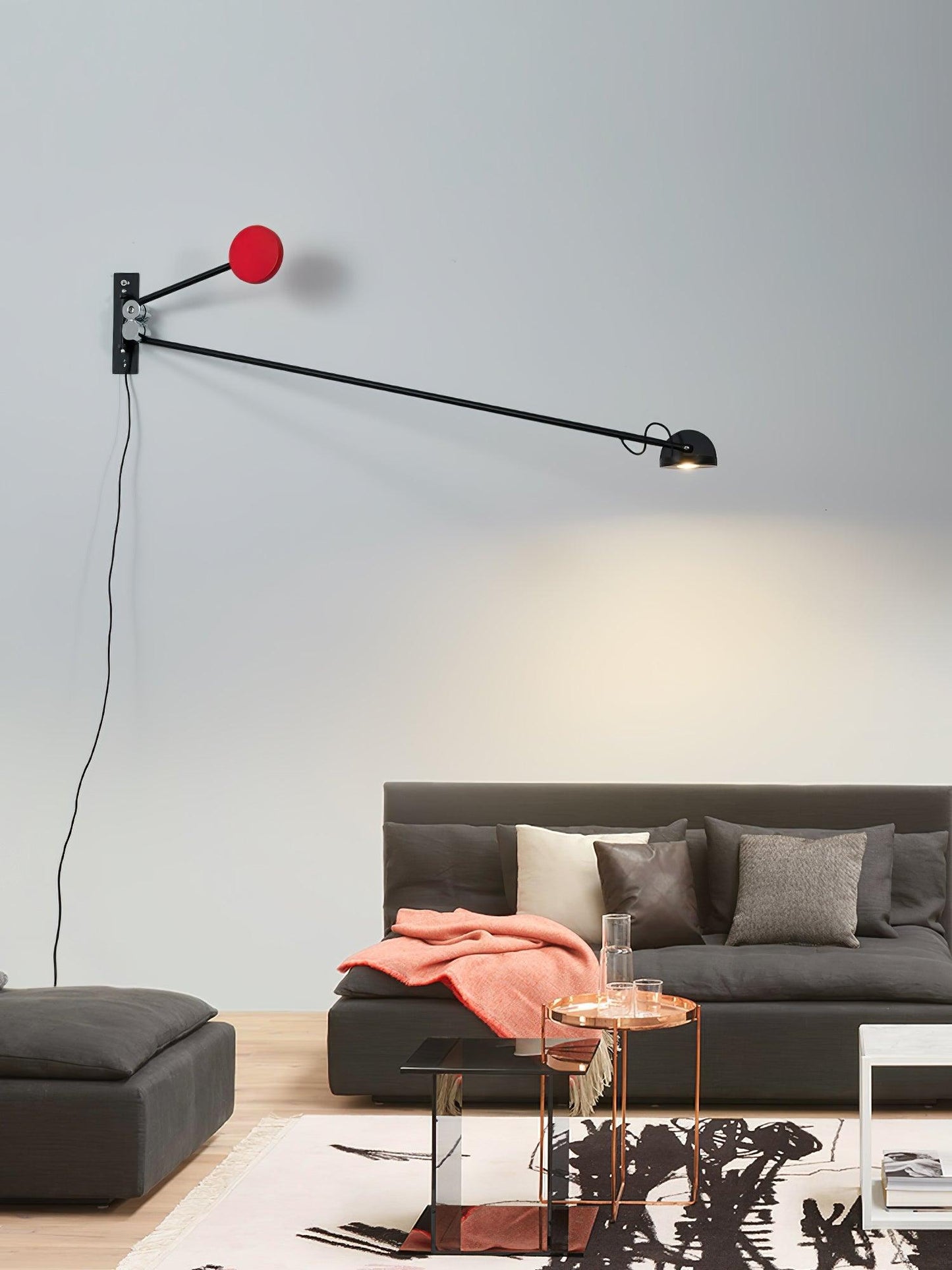 Precision Movement Wall Lamp with Adjustable Brightness and Motion Sen