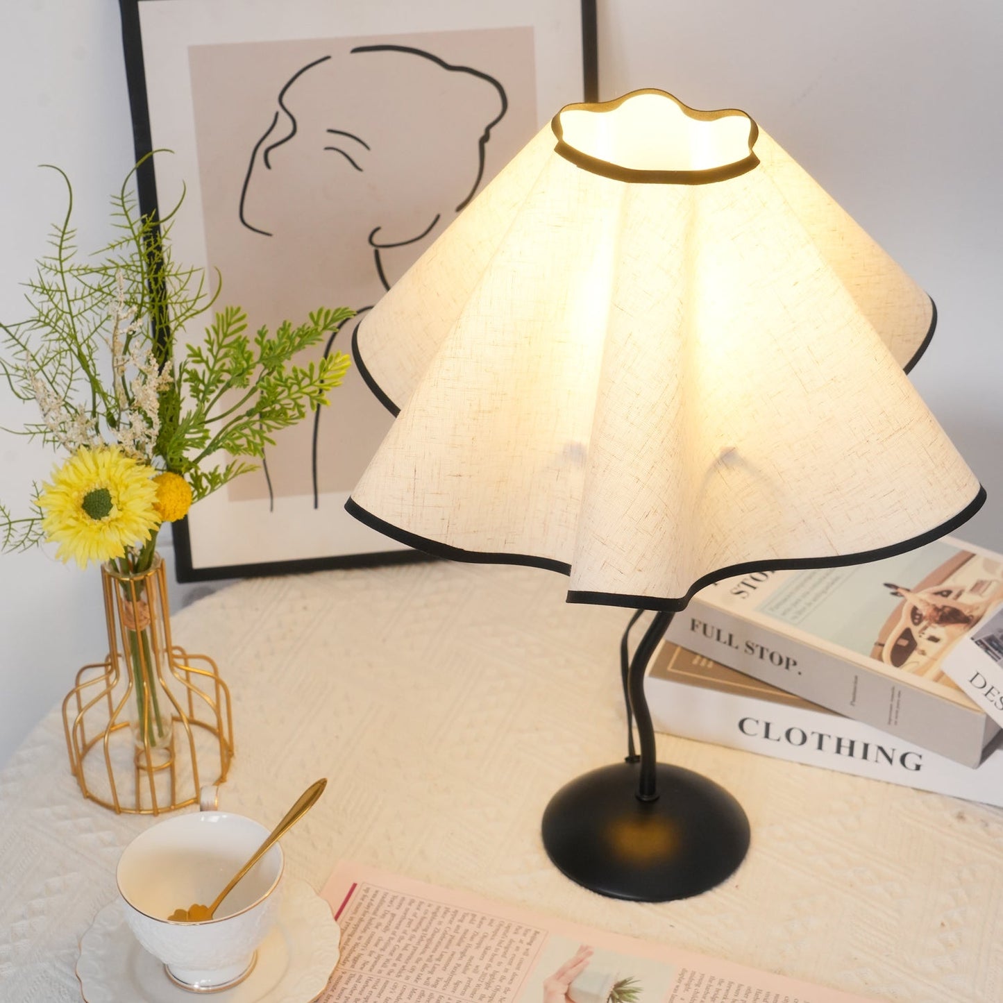 Cora Table Lamp - Adjustable Brightness & Modern Design