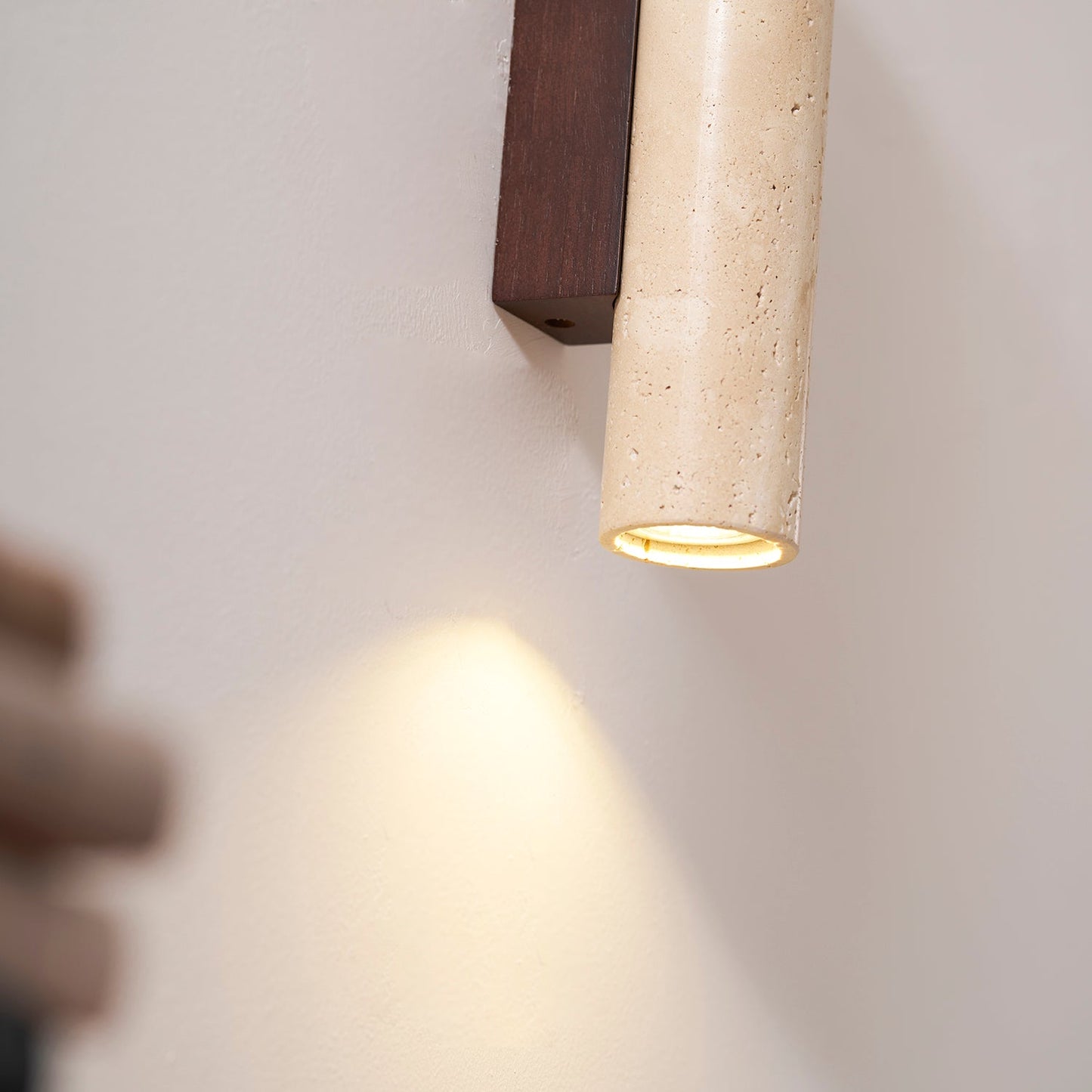 Solis Column Wall Lamp - Modern Design, Adjustable LED Brightness