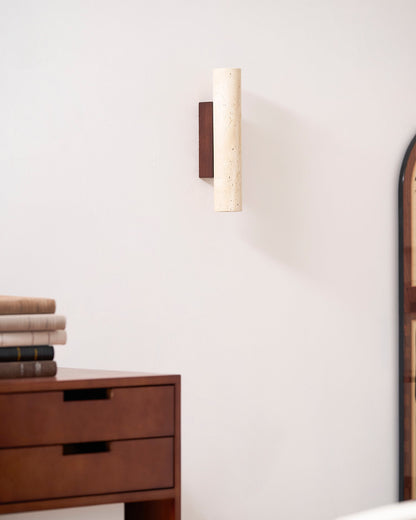 Solis Column Wall Lamp - Modern Design, Adjustable LED Brightness