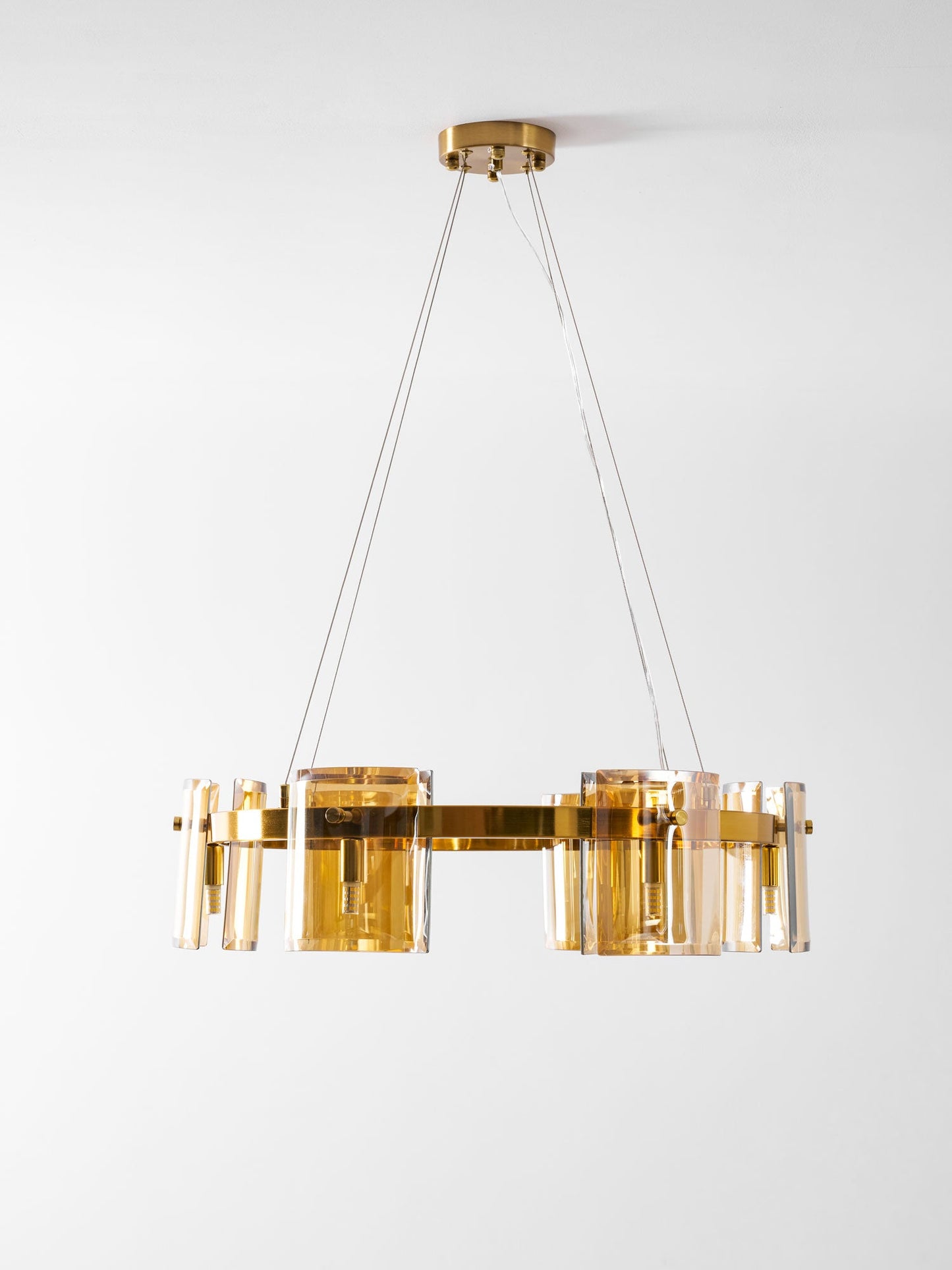 Corlota Modern Chandelier - Adjustable Height, Energy-Efficient LED