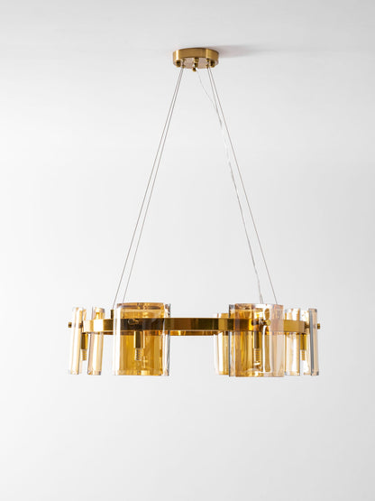 Corlota Modern Chandelier - Adjustable Height, Energy-Efficient LED