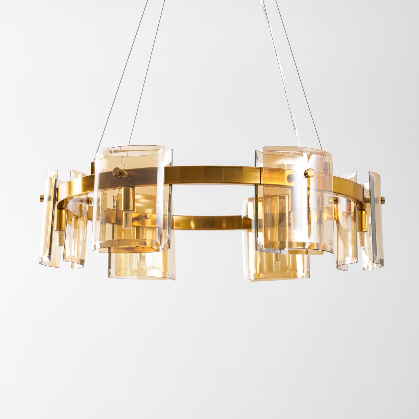 Corlota Modern Chandelier - Adjustable Height, Energy-Efficient LED