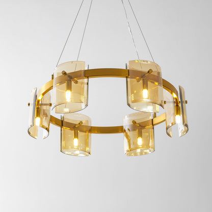 Corlota Modern Chandelier - Adjustable Height, Energy-Efficient LED