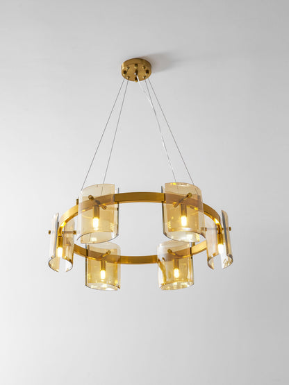 Corlota Modern Chandelier - Adjustable Height, Energy-Efficient LED