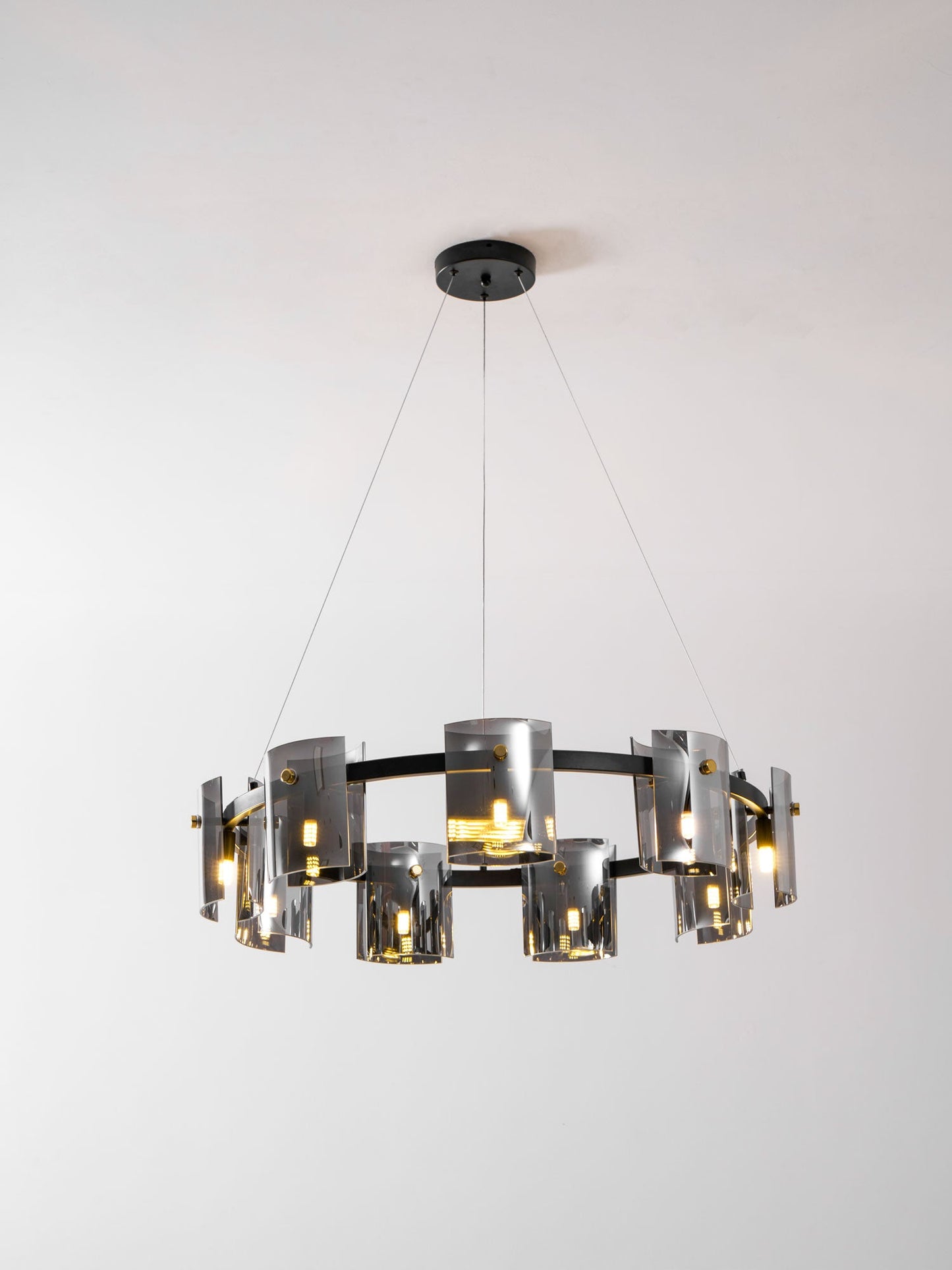 Corlota Modern Chandelier - Adjustable Height, Energy-Efficient LED