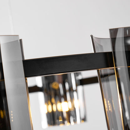 Corlota Modern Chandelier - Adjustable Height, Energy-Efficient LED